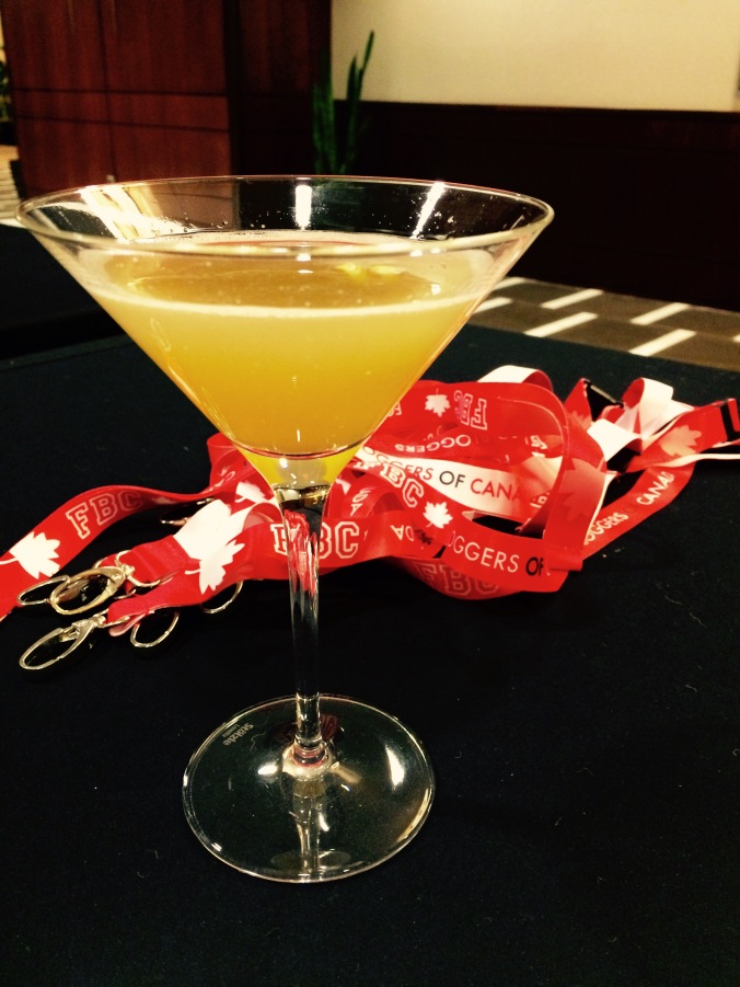 The Maple Leaf Cocktail at the FBC2015 Opening Gala Cocktail Reception.